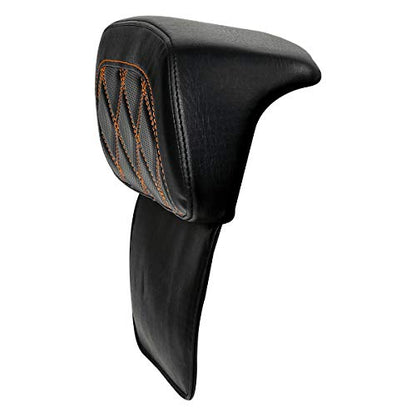 Razor Chopped Trunk Backrest Pad Fits For Harley Touring 2014-2023 Tri Glide Road King Street Glide Road Glide Electra Glide Pack - color: Style D# 1