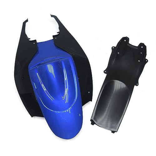 FLPRO Motorcycle Fairings Kit Compatible for Suzuki 06 07 GSXR600 GSXR750 K6 2006 2007 GSX-R600 GSX-R750 Fairing Kit ABS Plastic Injection Bodywork Gloss Blue Black Cowlings - color: Glossy Blue Black-1