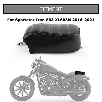 PSLER Motorcycle Rear Passenger pillion Seat Pad for Sportster Iron 883 XL883N 2016 2017 2018 2019 2020 2021 2022 Accessories