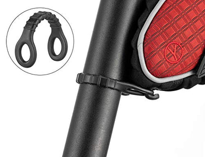 ROCKBROS Bike Saddle Bag Bicycle Seat Bag 3D Shell Saddle Bag Under Seat Cycling Seat Pack for Mountain Road Bike Bicycle Red - color: Red