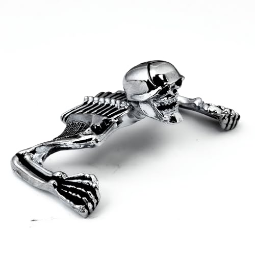 Eagle Lights SKULLRIDER Headlight and Fender Skull Figurehead for HD and Indian Motorcycles (Large) - size: Large