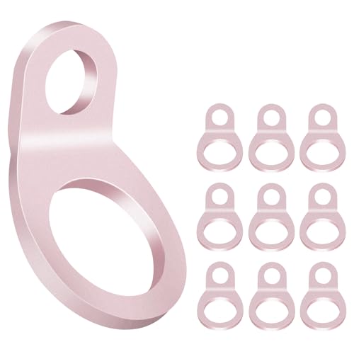 Tie Down Strap Rings Motorcycle Tie Down Hooks Anchors 10 Pcs Stainless Steel Lashing Rings with Pink Powder Coating for Tiedown Anchor Points for Dirtbike, Motorcycle, Trailer, Pickup,Truck,Camper,RV - color: Pink, size: Small-10 Pack
