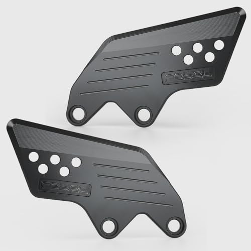 WOOGA Motorcycle Front Footpeg Protection Cover Foot Peg Footrest Set Hold Plate Guard Protector fit for Ho&n&da Rebel CMX1100 /DCT Accessories 2021-2025