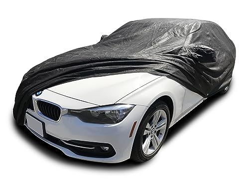 Custom Fits for 2007-2023 BMW M3 320i 328i 330i 335i 340i Car Cover Black Covers 320 328 330 335 340