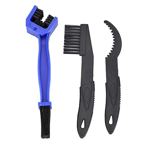 Motorcycle Chain Brush Off 25 × 18 × 3 3 Pieces Bike Chain Cigeon Pignon Tool Cleaning Brushes Washing Accessory Equipment Kit