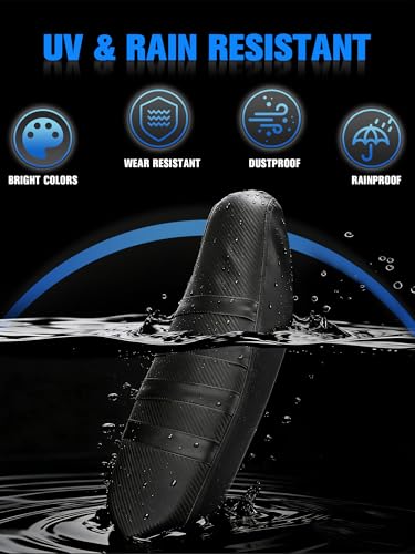 Electric Dirt Bike Seat Cover for Talaria Sting MX3/R MX4 MX5/PRO Black,High Elastic Leather - color: black