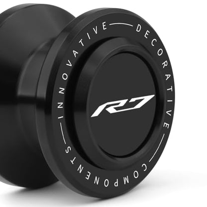M6 Motorcycle Swingarm Spools Slider Compatible With YAMAHA YZF R7 2021 2022 2023 2024 2025 2026 | Swing Arm Stand Bobbins Screws YZF-R7 YZFR7 Accessories (black-2) - color: black-2