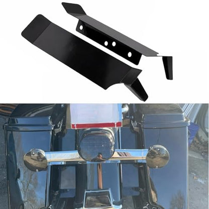TDZ Black Rear Fender Saddlebag Gap Filler Panels for Harley Electra Glide FLHT 1993-2008, Electra Glide Sport FLHS 1993, Road King FLHR 1994-2008 - color: 1994-2008 Black