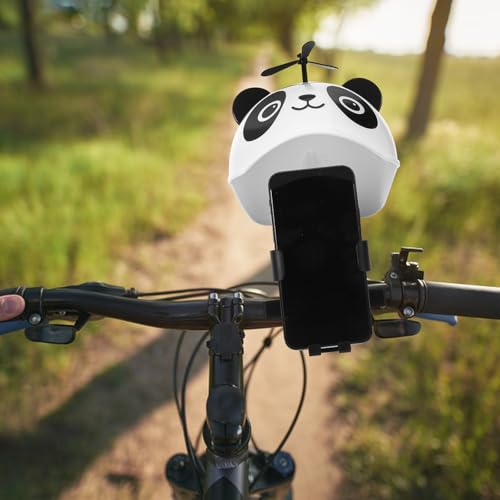 KALLORY Bike Phone Mount Holder for Cyclists Waterproof Helmet Style Handlebar Mobile Phone Stand with Quick Release and Sunshade for Mountain and Motorcycle Use
