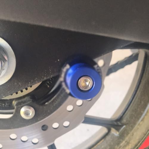 Motorcycle Swingarm Spools Fit For GSX-R600 GSX-R750 GSXR 1000 1100 GSX1300R - 2024 2025 Rear Frame Stand GSXR 125 150 250 300 Swingarm Spools Frame Sliders GSXR Accessories BE - color: blue