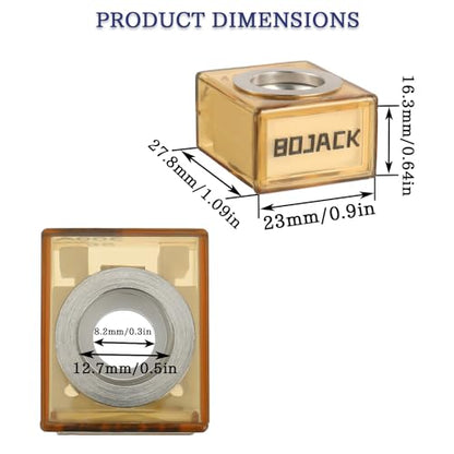BOJACK MRBF 50A, 58V DC Terminal Fuse Block - Single Stud 5/16" (M8), Compact Marine Rated, IP66 Waterproof Ignition Protected Battery Fuse - 50 AMP - style: 50A