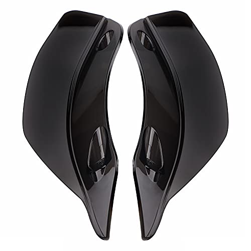 Side Fairing Wind Windshield Air Deflector for Harley Road Glide FLTRX FLTRU FLTRXS 2015-2023 Black - color: Black