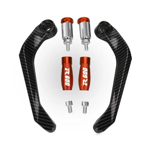 Motorcycle Handguard for for GSXR 600 GSX-R600 2001-2024 2025 Motorcycle Handlebar Grips Brake Clutch Levers Guard Protector Handguard - color: Orange With logo