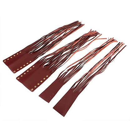 Motorcycle Tassels, Qiilu Universal Hand Grips Tassel Fringe Wrap Cover Motorcycle Brake Clutch Lever Streamer 7/8in 1in Fit for (Claret-red) - color: claret-red