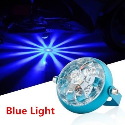 New Colorful Flash Motorcycle Electric Truck Chassis Lights LED Lights Rear Taillights Anti-Fog Lights Brake Lights Warning Lights (RED) - color: RED