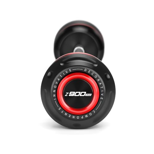 Motorcycle Rear Wheel Axle Fork Slider Crash Protector Compatible With K.awasaki Z900RS 2018 2019 2020 2021 2022 2023 2024 2025 | Z900 RS RS900 ZR900 Accessories (Red) - color: red, size: Rear