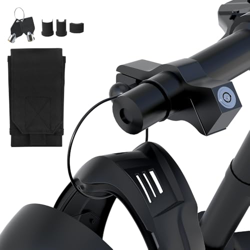 JAGASOL Motorcycle Lock & Helmet Lock Combo, Motorcycle Brake Lock Anti Theft Motorcycle Handlebar Lock for Mopeds, Motorbikes, ATVs, Dirt Bikes, Street Bikes - color: Blue