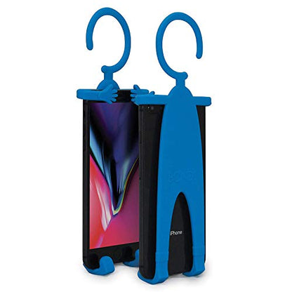 Bondi Plus Flex Phone Holder and Stand - Adjustable Flexible Silicone Case Hanging Mount for Car Bike and Desk up to 6.75" Large Cell Phones - iPhone Xs XR 11 SE - Samsung Galaxy S10 S20 – Turquoise - color: Turquoise
