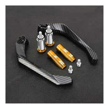 Motorcycle Handlebar Grips Brake Clutch Levers Guard Protector Handguard FOR CBR250 CBR 250 CBR250R CBR250RR 2011-2024 - color: Yellow With Logo
