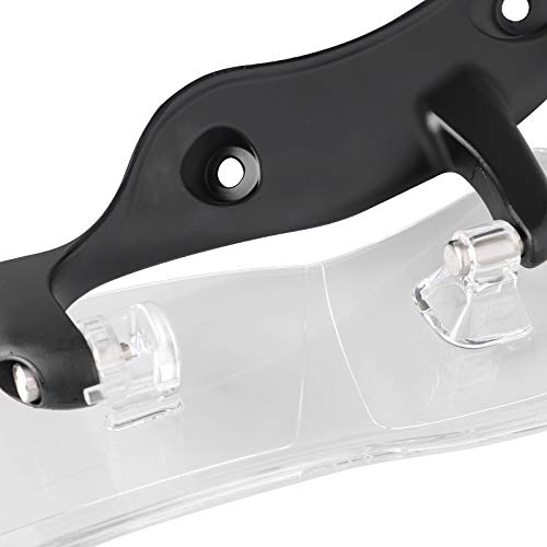Clear Adjustable Side Wing Windshield Air Deflectors for Harley Road Glide 2015-2023 - color: Clear
