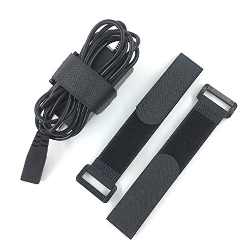 Fastening Hook and Loop Cable Straps,10Pack Black Self-Adhesive Cable Ties,Nylon Securing Straps with Buckles,Adjustable and Reusable Cinch Straps for Cords Organized and Tidy(1" x 12") - size: 1" x 12"