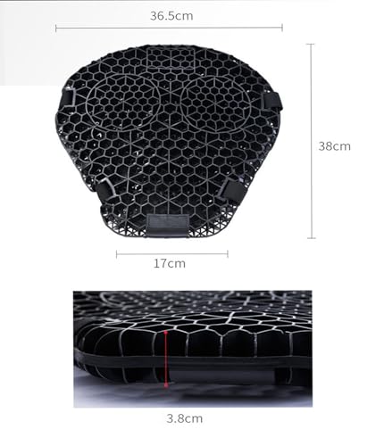 Motorcycle Gel Seat Cushion for Triumph Tiger 800 2011-2015 2016 2017 2018 2019 2020, Motorcycle Cushion, 3D Shock Absorbing & Breathable Motorcycle Seat Pad, Comfortable Gel Pad for Long Rides