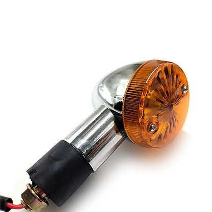 2pcs Motorcycle Turn Signals Front Rear Turn Signal Blinker Light Compatible with Yamaha Motorcycle Bike Cruiser Bobber Chopper Shadow Honda Harley Suzuki - color: Amber