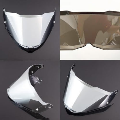 Blaze 2 Helmet Visor Replacement.Blaze 2 Outer Face Shield UV Protection Compatible with Blaze 2,Pioneer 2,MX702 (Silver-Day Use Only) - color: Silver-day Use Only
