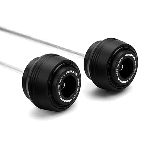 Motorcycle Front Rear Fork Sliders Wheel Frame Slider Crash Protector Axle Slider Crash Pads Compatible With 2026 GSXR 600 GSX-R 750 1000 GSX-R750 gsx-r600 gsxr1000 r (Black) - color: Black