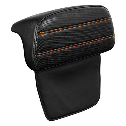 Razor Chopped Pack Backrest Pad Fits For Harley Touring 2014-2023 Tri Glide Road King Street Glide Road Glide Electra Glide Pack - color: Style E# 3