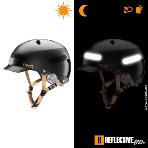 Kit of 4 Reflective Stickers Motorcycle Helmet - Size Stripes Approved FR Visibility - Sober & Design - Optimised Grip – Black - size: By unit