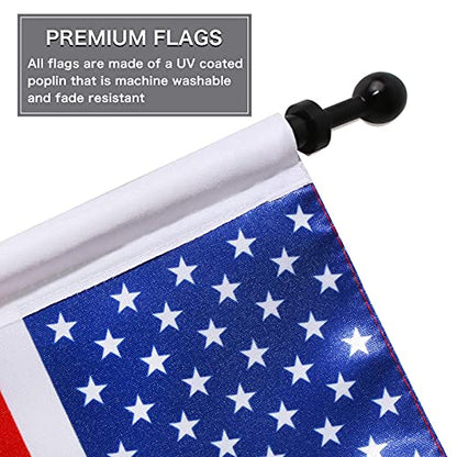 Motorcycle USA Flag Flagpole Mount Rear Rack Luggage Rack Fits for Honda Goldwing GL1500 GL1200 GL1800 2001-2025, Black - color: Black Flagole+US Flag 1 Set