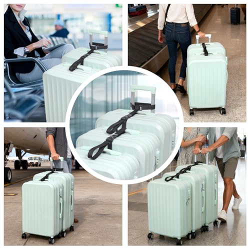 Vigorport Luggage Connector, Straps for Suitcase, Add A Bag Adjustable Attachment Accessories (Medium-Cam Buckle) - size: Medium-Cam Buckle