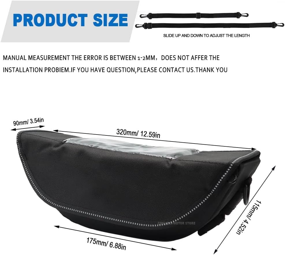 Waterproof Handlebar Bag For YZF-R1 YZF-R3 YZF-R6 YZF-R7 YZF-R125 Motorcycle Accessories Storage Travel Tool bags