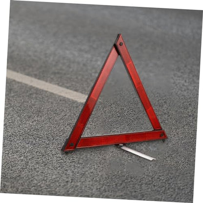 3pcs Reflective Emergency Triangle Reflectors for Vehicles High Visibility Roadside Warning Triangles Essential Traffic Safety Tools for Nighttime Use