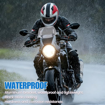 Motorcycle Windshield Extension Universal Heightened Clip On Wind Deflector 29.5*17.5cm ABS Windscreen Extender Spoiler Suitable for motorcycles with front windshields