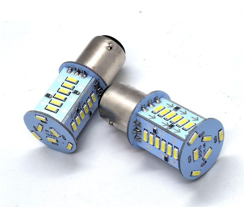 100Pcs 1156 BA15S P21W 1157 BAY15D P21/5W Led Bulb Car Tail Bulb Brake Lights Reverse Lamp Turn Signal Lamp Brake Motorcycle 12V (Color : BAY15D 1157, Size : 28000mAh)