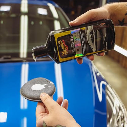Meguiar's G210516EU Ultimate Liquid Wax 473ml, Incredible Gloss & Slickness That Lasts - style: Liquid Wax (new formula)