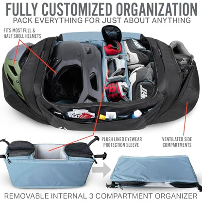 Wildhorn Gulch 70L MTB Duffle Bag for Travel - Lightweight & Durable Gym Bag for Women & Men. Ideal for Biking, Motorcycle, and Sports