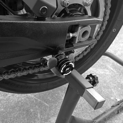 Motorcycle M8 Swingarm Spools Slider For V-Strom 800DE (DL 800DE) 2023-2025 V-Strom 800DE Adventure 2023-2025 Swing Arm Spool Slider Stand Screws Accessories (Black) - color: Black