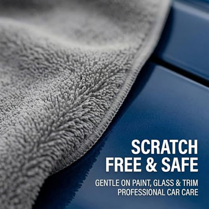2 Pack Professional Large Microfiber Car Drying Towels (31" x 24"), Scratch Free, Lint Free, Highly Absorbent Quick Drying Towel Cloth for Cars, SUVs, RVs, Trucks Boats, Car Detailing