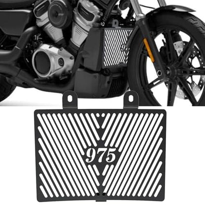 For Nightster RH975 Nightster 975 2026 2025 2024 2023 2022 Motorcycle Accessories CNC Aluminum Engine Cooling Protection Radiator Grille Guard Grille Guard Protector Compatible (A)