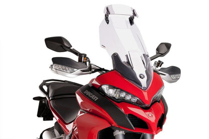 Puig 6319W Clear 230mm X 90mm Multi-Adjustable Clip-On Visor