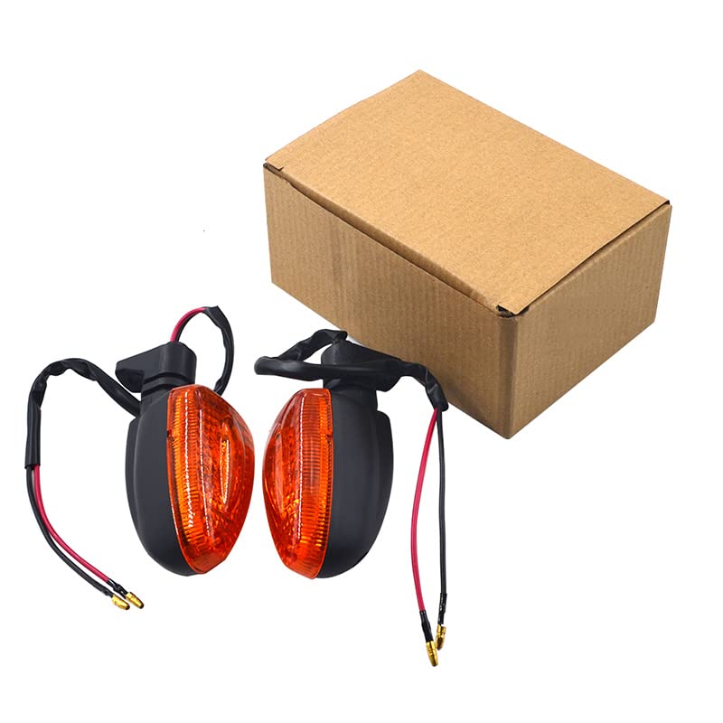Road Passion 2 pcs Universal Motorcycle Rear Turn Signal Indicator Light Replacement for BMW K1200R SPORT 2007-2008/ K1200S 2005-2008/ K1300R 2009-2014/ K1300S 2009-2014