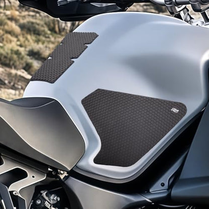 for Yamaha Super Tenere XT1200Z XT1200 Z 2012-2020 Side Fuel Tank Pad Protector Stickers Decal Gas Knee Grip Traction Pad Rubber Material Black