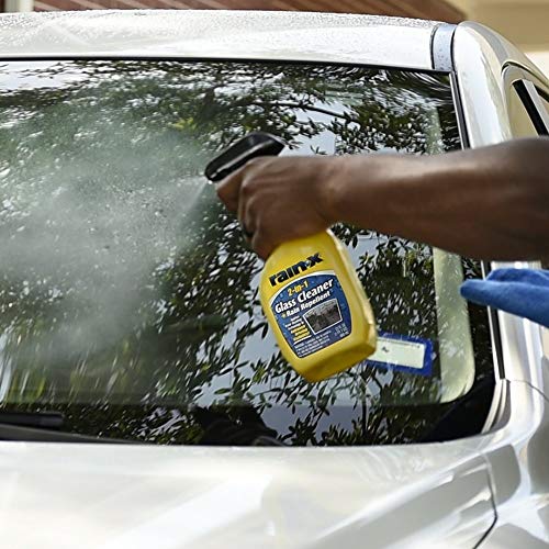 Rain-X 5071268-4PK Glass Cleaner + Rain Repellent, 23 oz. (Pack of 4) - size: 23 Fl Oz (Pack of 4)