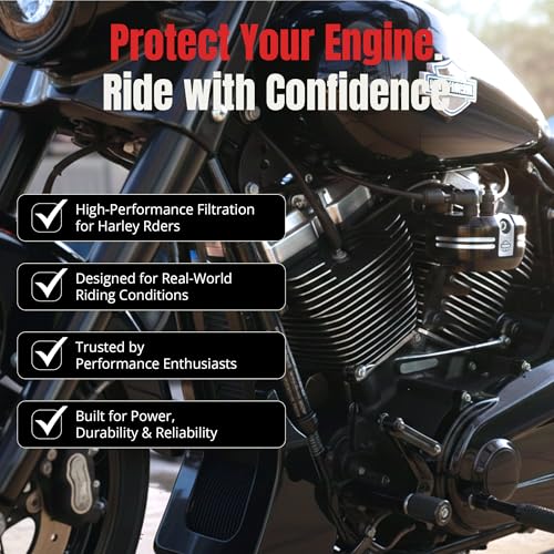 PC Racing FLO Reusable Spin-On Oil Filter PCS4C – Polished Aluminum Fins, High-Flow Filter for Harley Touring, Street Glide, Road Glide, Road King, Bagger, Twin Cam & Milwaukee-Eight Engines - style: Aluminum with Polished Fins