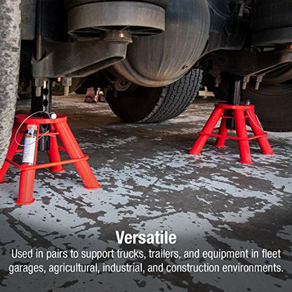 SUNEX TOOLS 1210 10-Ton Low Height Pin Type Jack Stands, Pair - style: 10 Ton