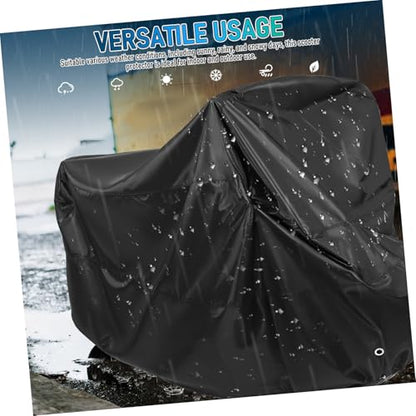 Alipis Motorcycle Cover XXL Tarpaulin Protective Bag Portable Dust Sunscreen Protection for Features Lockhole for Security