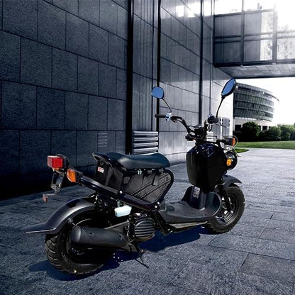Under Seat Bag Compatible with Honda Ruckus 2010-2025 Accessories, Water-Resistant Scooter Side Frame Storage Bag with Shoulder Strap - Red Trim - color: Red